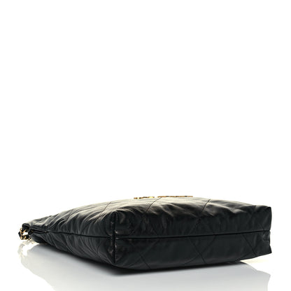 Chanel Shiny Calfskin Quilted Small Chanel 22 Black 4 of 12