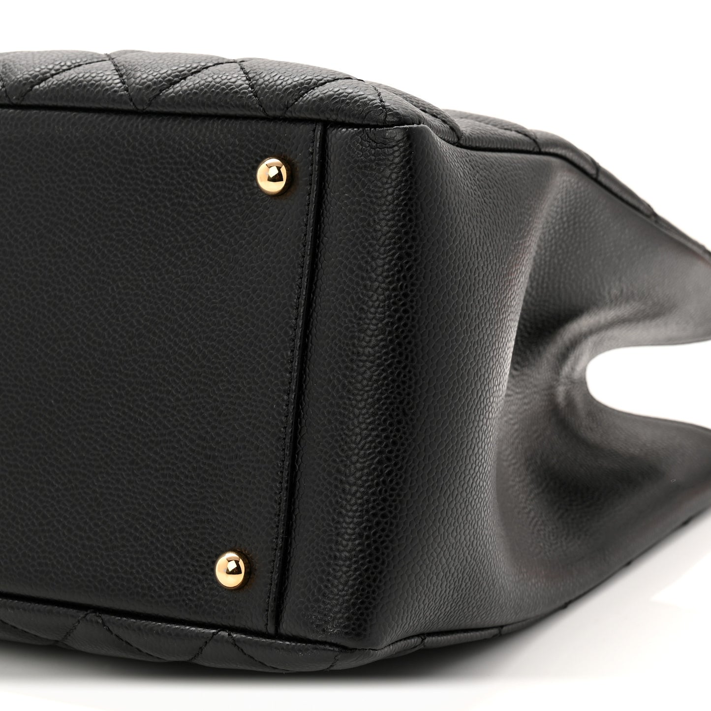 Caviar Quilted XL Grand Shopping Tote GST Black