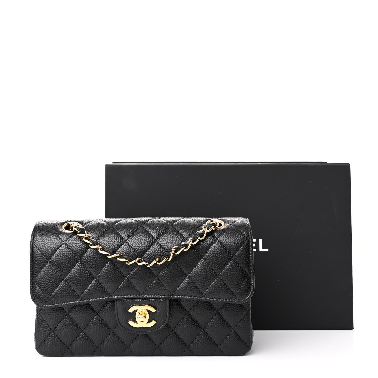 Chanel Caviar Quilted Small Double Flap Black 11 of 11