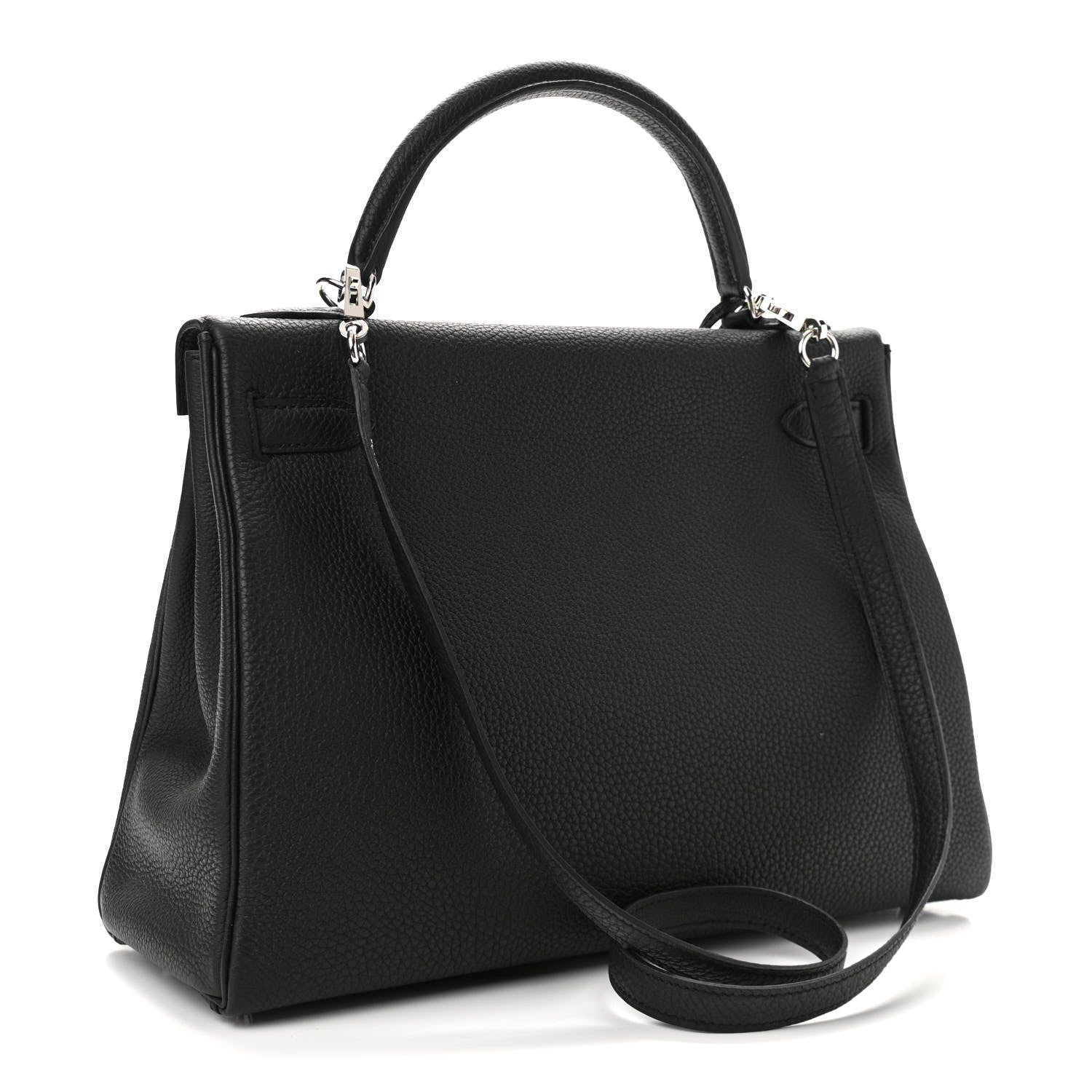 Hermes Togo Kelly Retourne 32 Black 3 of 12