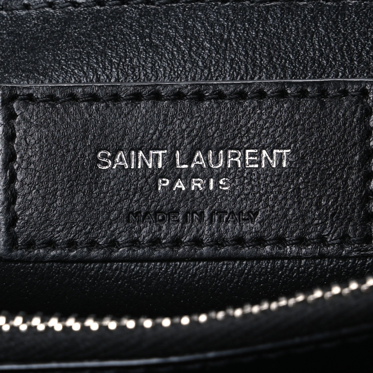 Saint Laurent Calfskin Y Quilted Monogram Small Loulou Chain Satchel Black 6 of 10