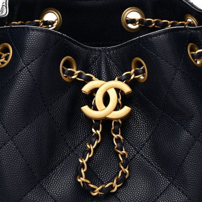 Chanel Caviar Quilted Small Chanel 25 Handbag Dark Navy 8 of 12