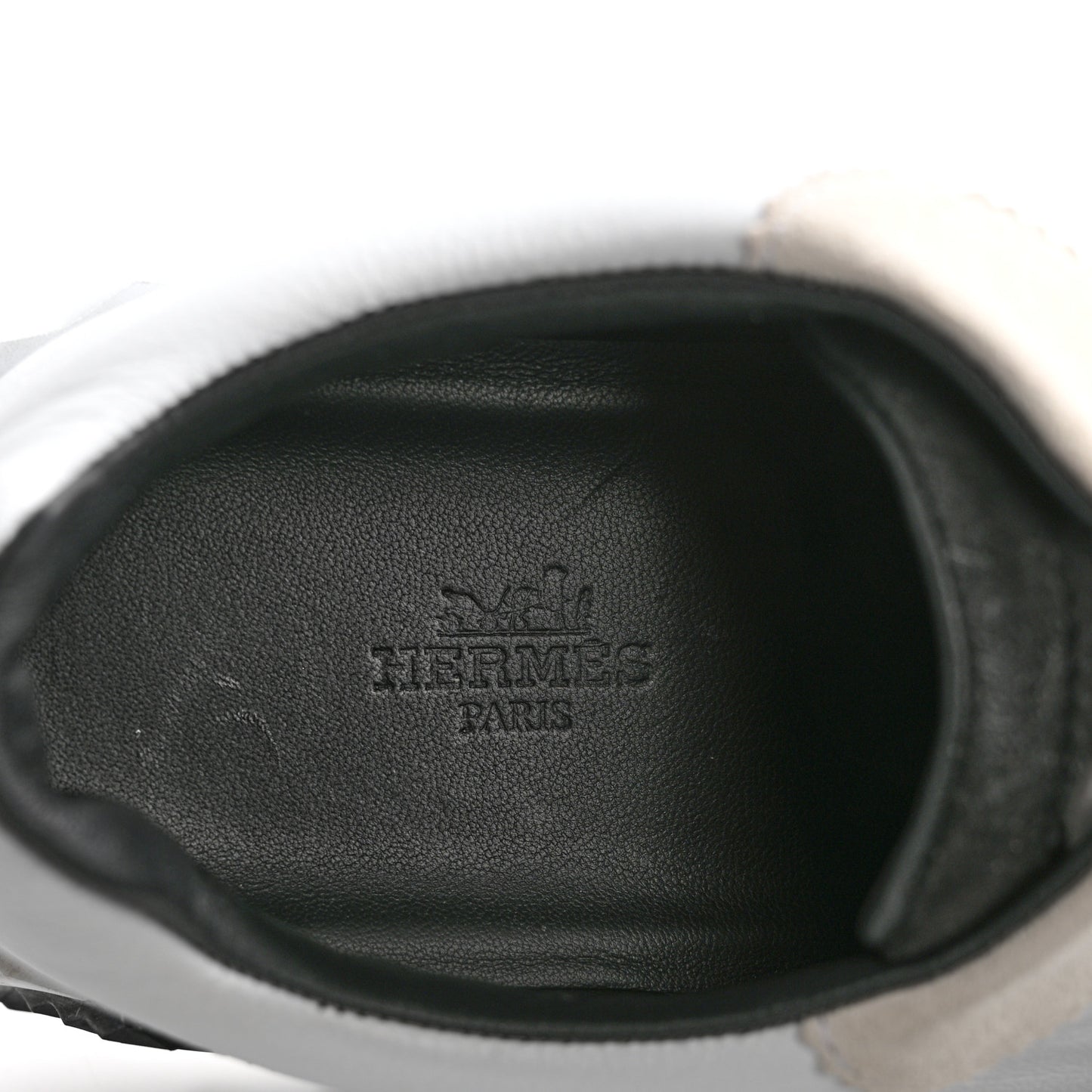 Sport Goatskin Suede Goatskin Womens Bouncing Sneakers 39 White Black