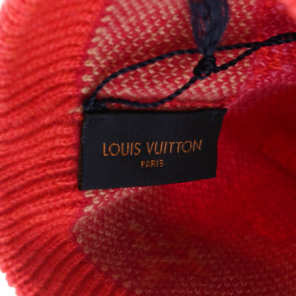 Louis Vuitton Wool Cashmere Pop Monogram Beanie Hat Rose 5 of 5
