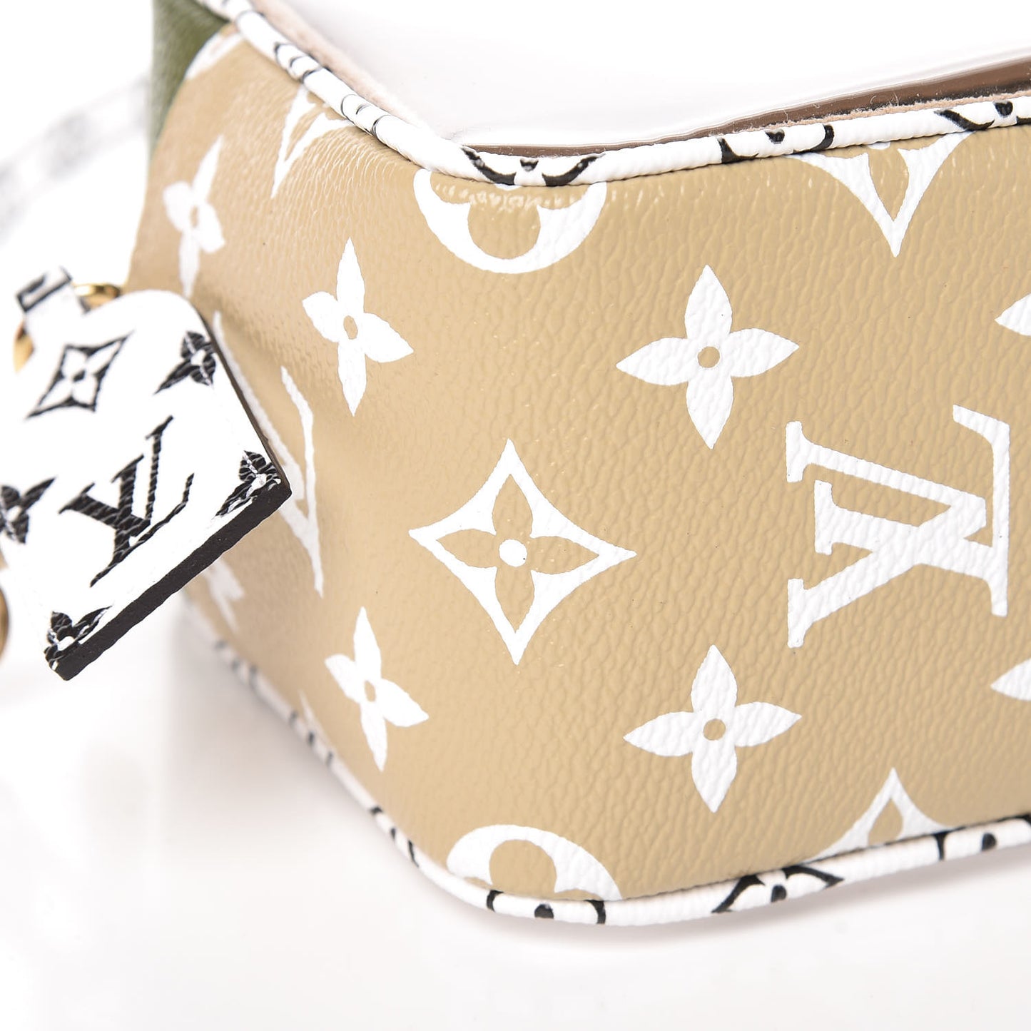Monogram Giant Beach Pouch Kaki