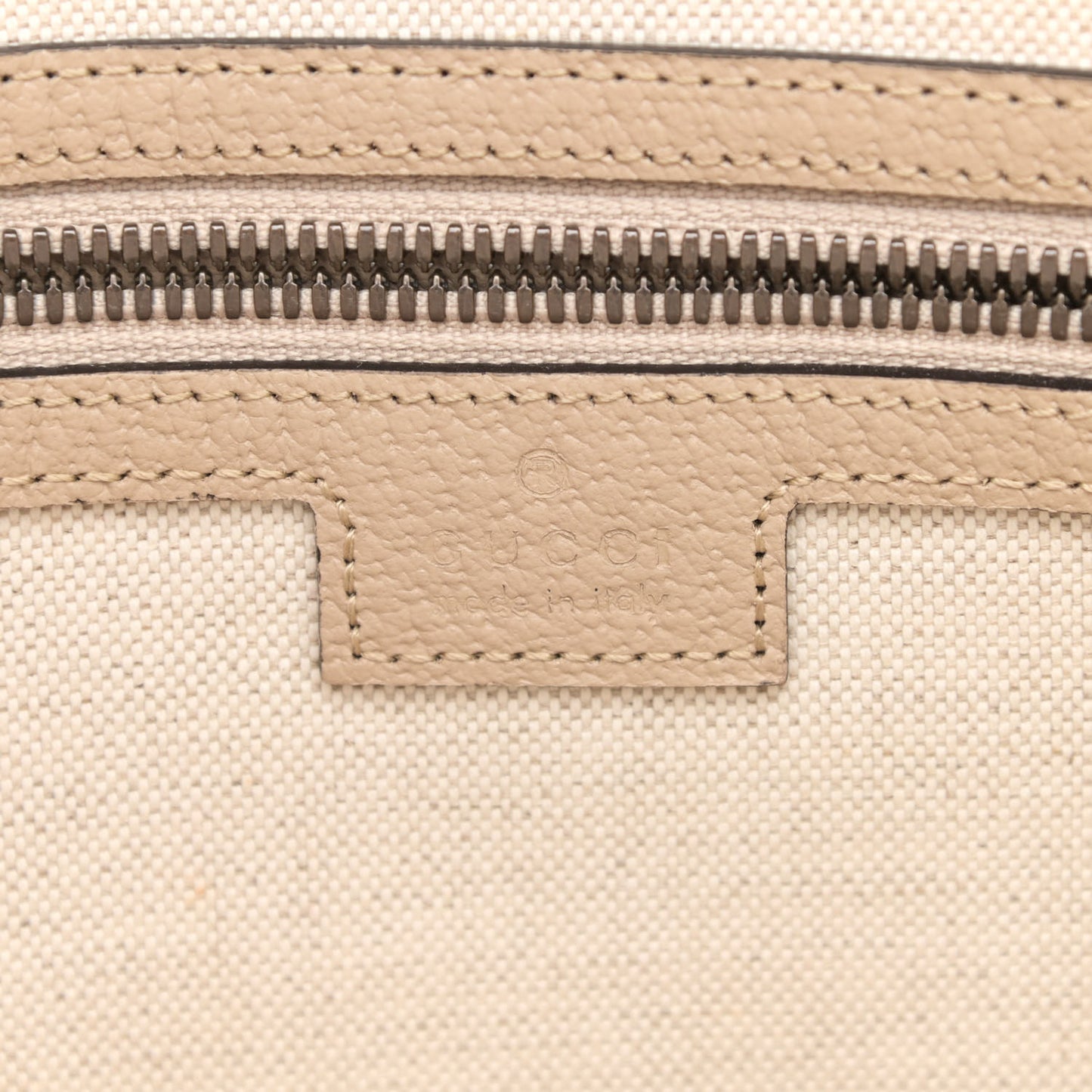 GG Supreme Monogram Textured Dollar Calfskin Web Small Ophidia Half Moon Hobo Beige Mystic White Oatmeal