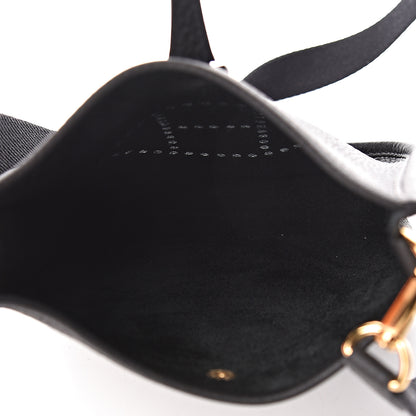 Hermes Taurillon Clemence Evelyne TPM Black 5 of 11