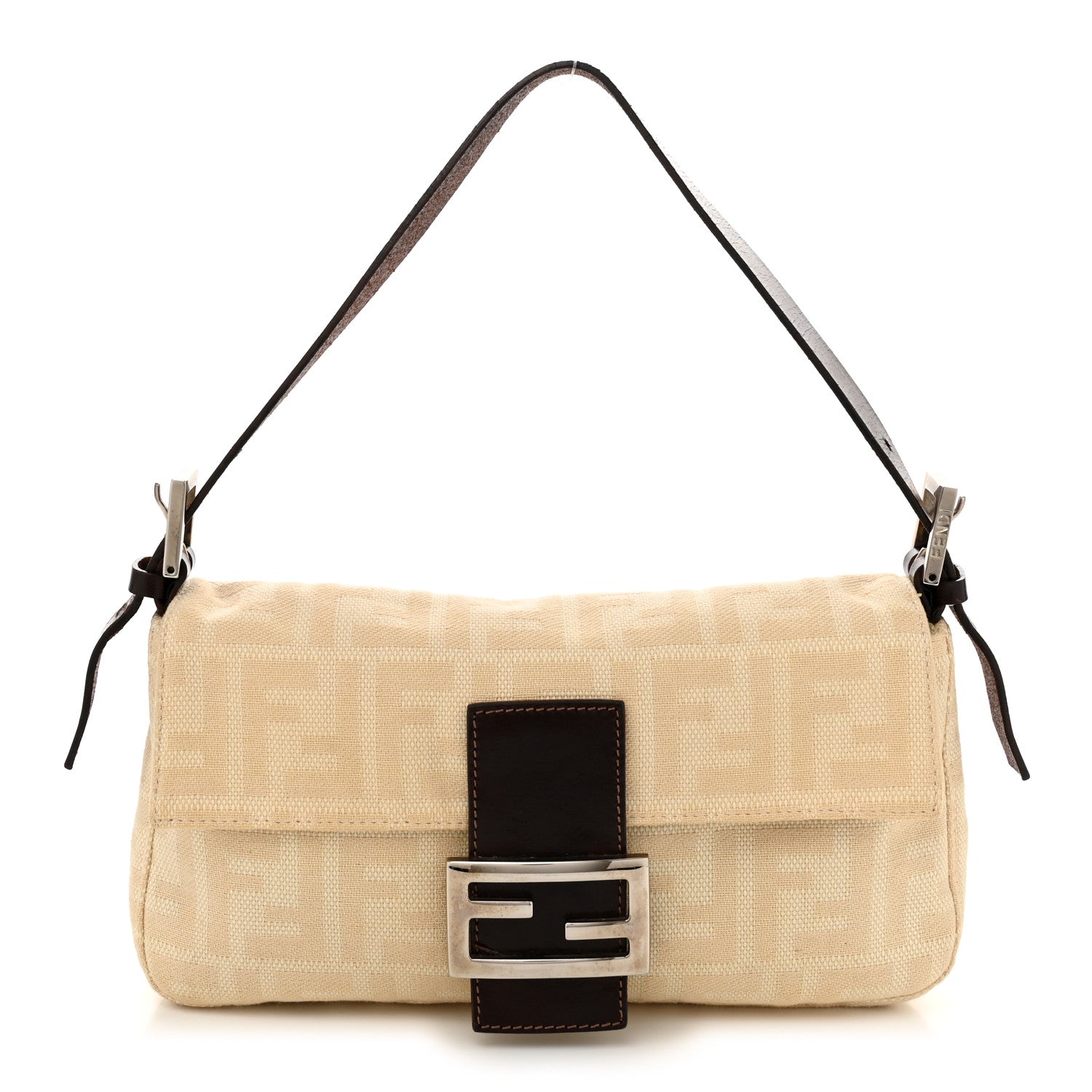 Fendi Zucca Baguette Beige 1 of 10