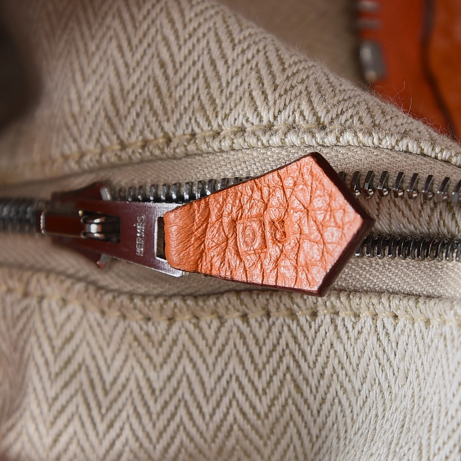 Hermes Taurillon Clemence Massai PM Orange 9 of 12