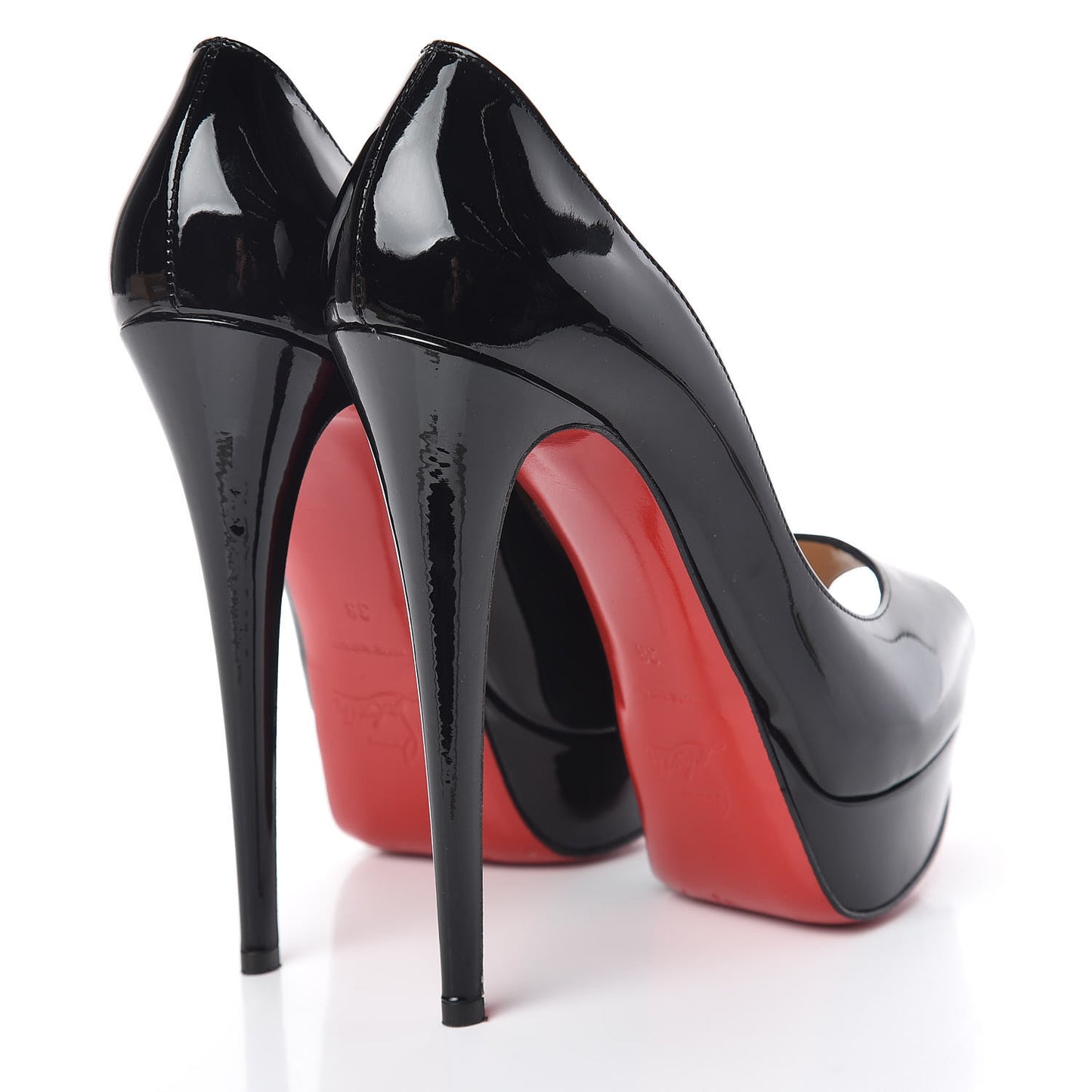 Patent Lady Peep 150 Pumps 38 Black