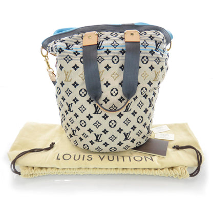 Louis Vuitton Monogram Cheche Gypsy GM Bag Blue 3 of 14