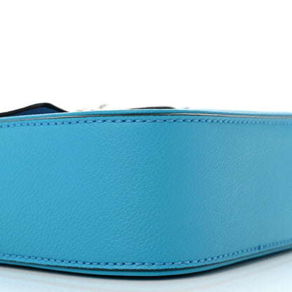 Versace Grained Calfskin Mini La Medusa Bag Turquoise 9 of 12