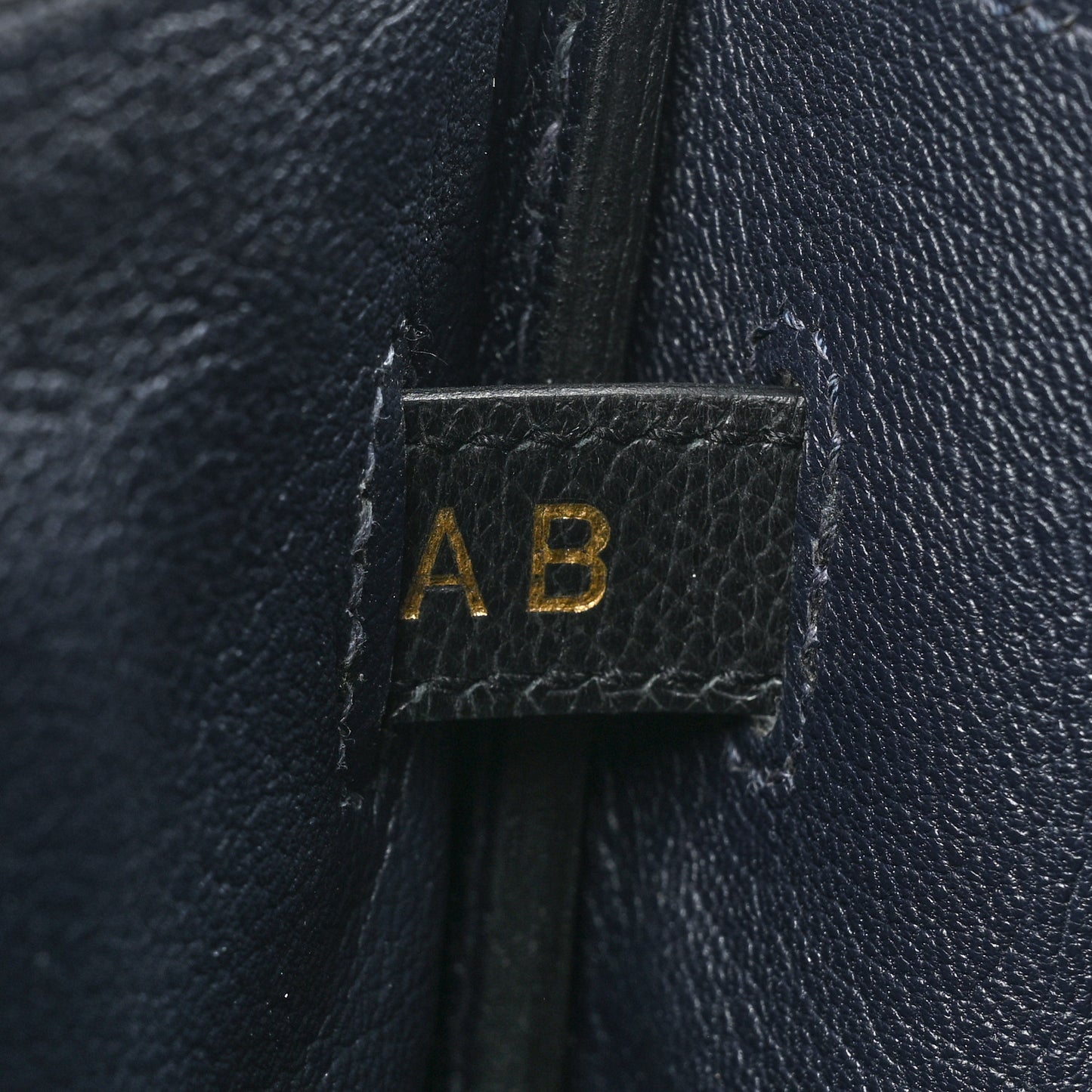 Epsom Horseshoe Birkin 35 Black Bleu Nuit