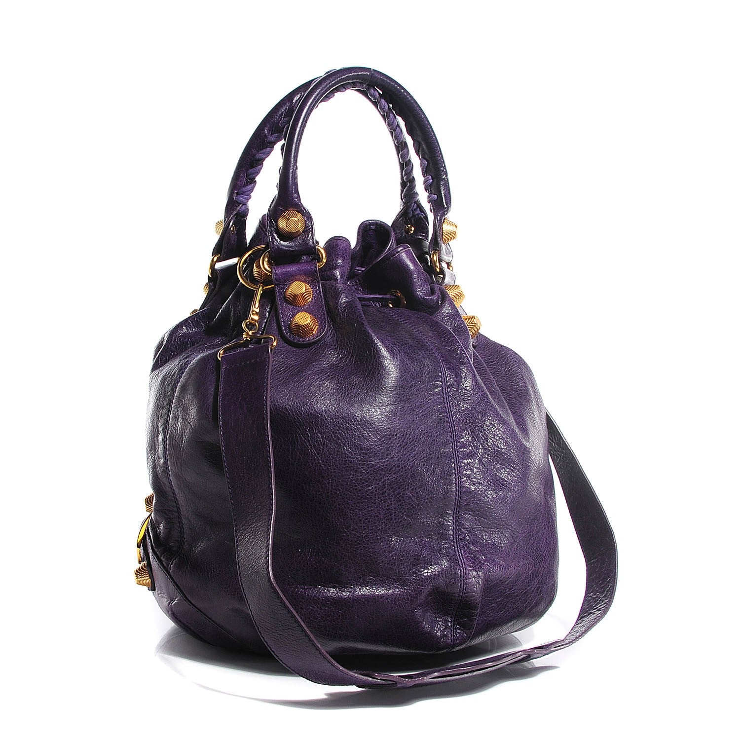 Balenciaga Agneau Giant 21 Gold Hardware Pompon Raisin 3 of 14
