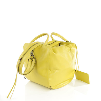 Balenciaga Agneau Classic Hardware Zip Traveler Backpack Jaune Poussin 3 of 8