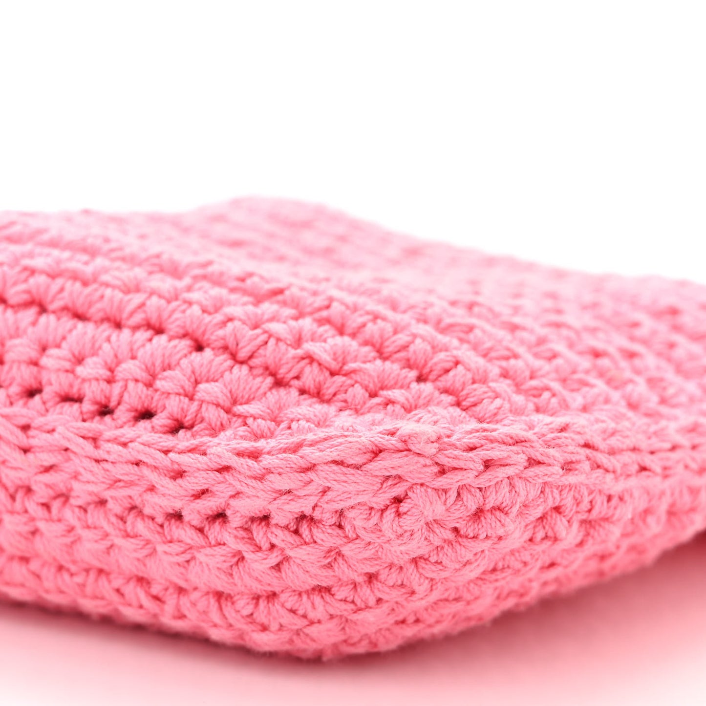 Fabric Crochet Baguette Phone Bag Rosa