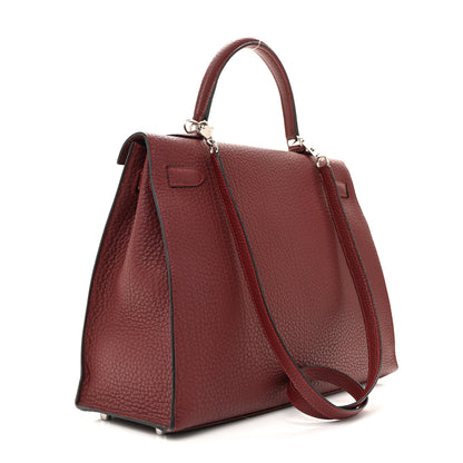Hermes Fjord Kelly Sellier 35 Rouge H 3 of 16