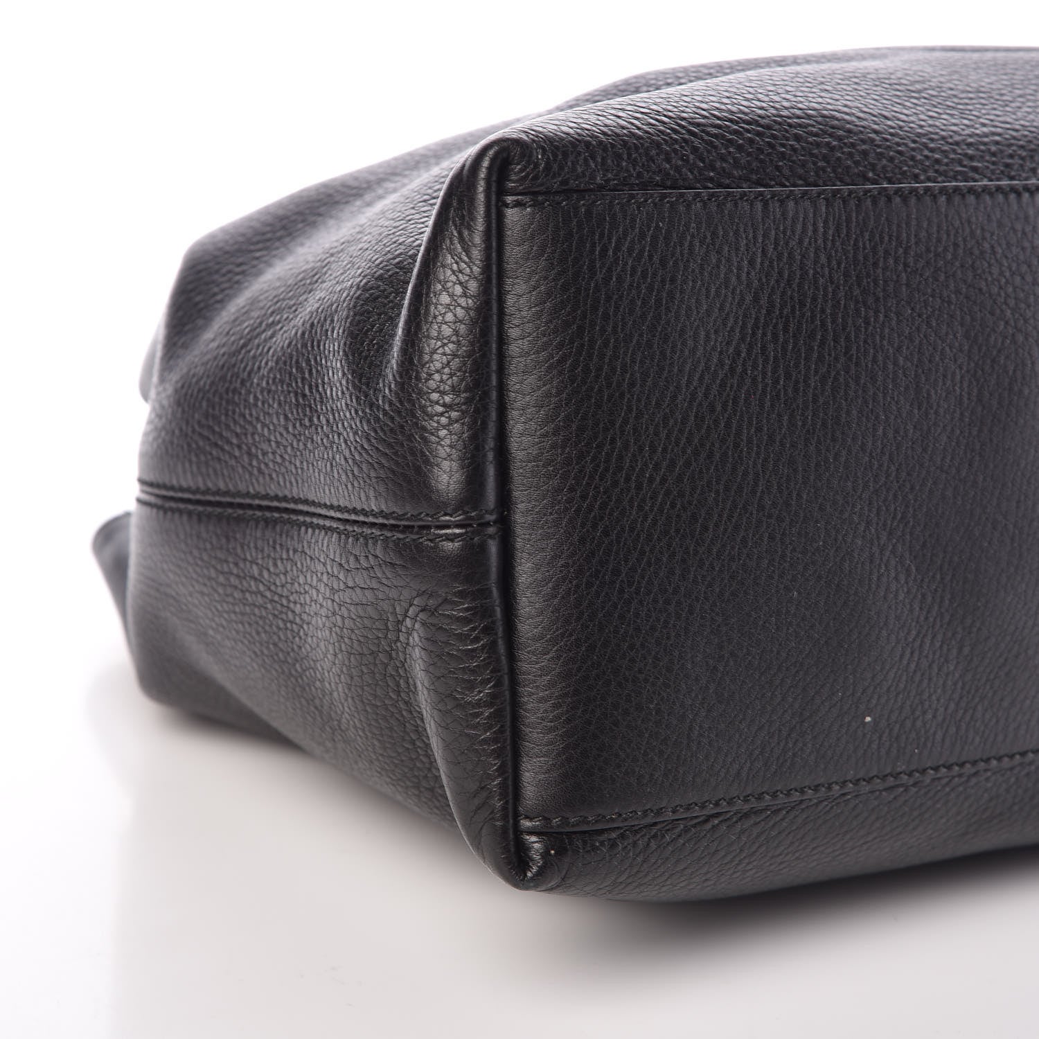 Gucci Pebbled Calfskin Medium Soho Chain Shoulder Bag Black 9 of 10