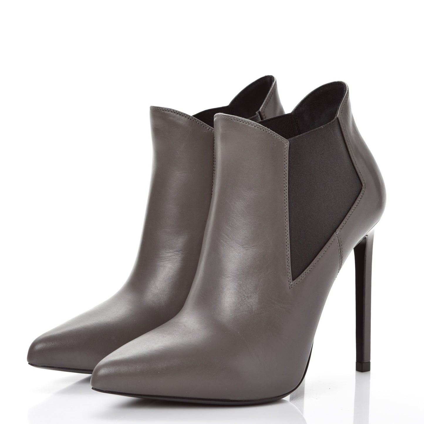 Calfskin Classic Paris Ela 110 Ankle Boots 36 Earth