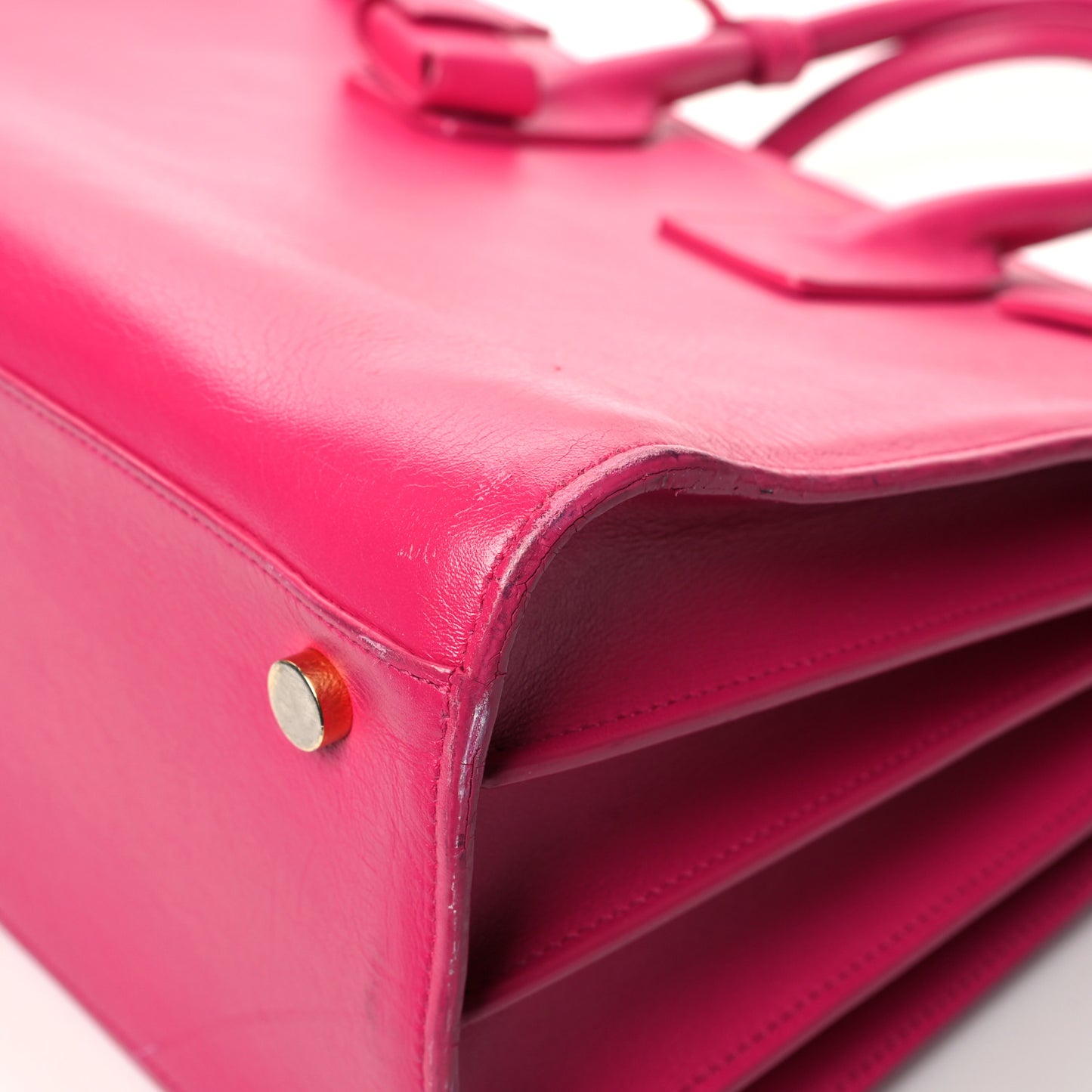 Calfskin Small Sac De Jour Lipstick Pink