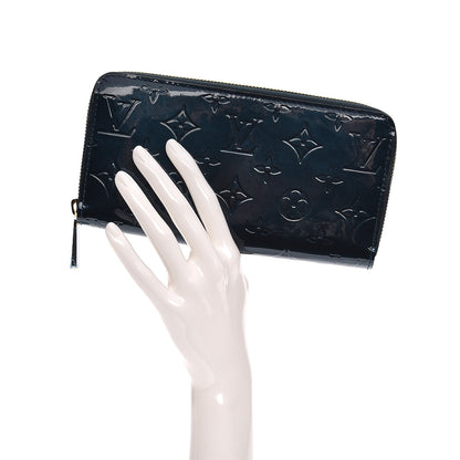 Louis Vuitton Vernis Zippy Wallet Blue Nuit 2 of 7