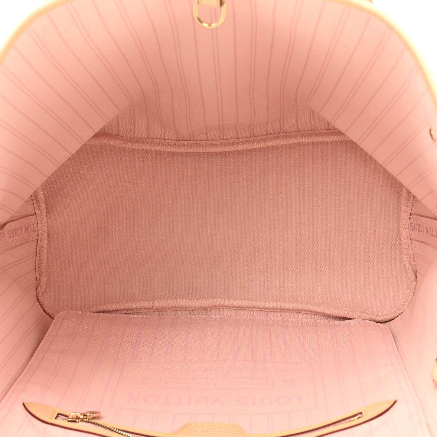 Damier Azur Neo Neverfull MM Rose Ballerine
