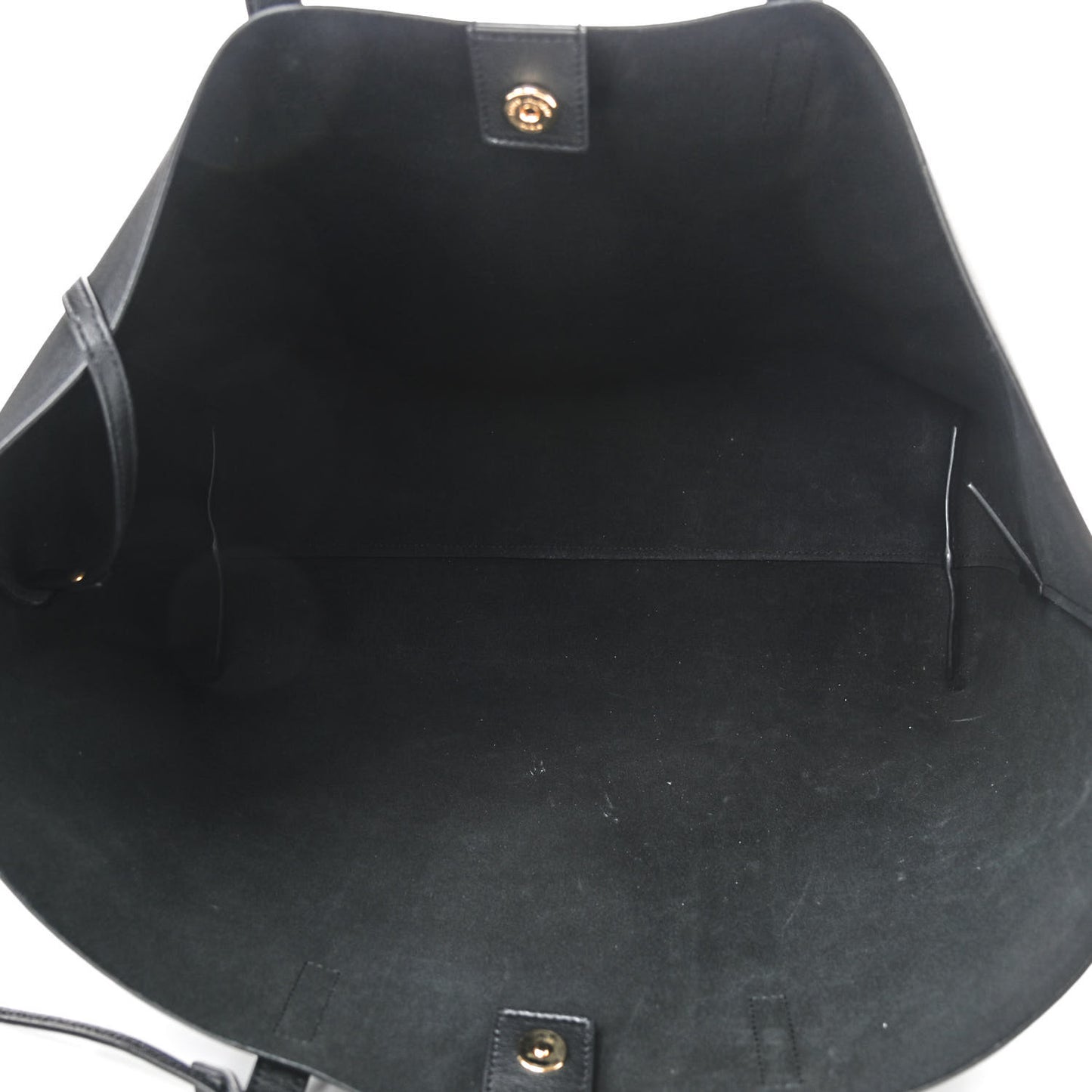 Calfskin Large Shopping Tote Black