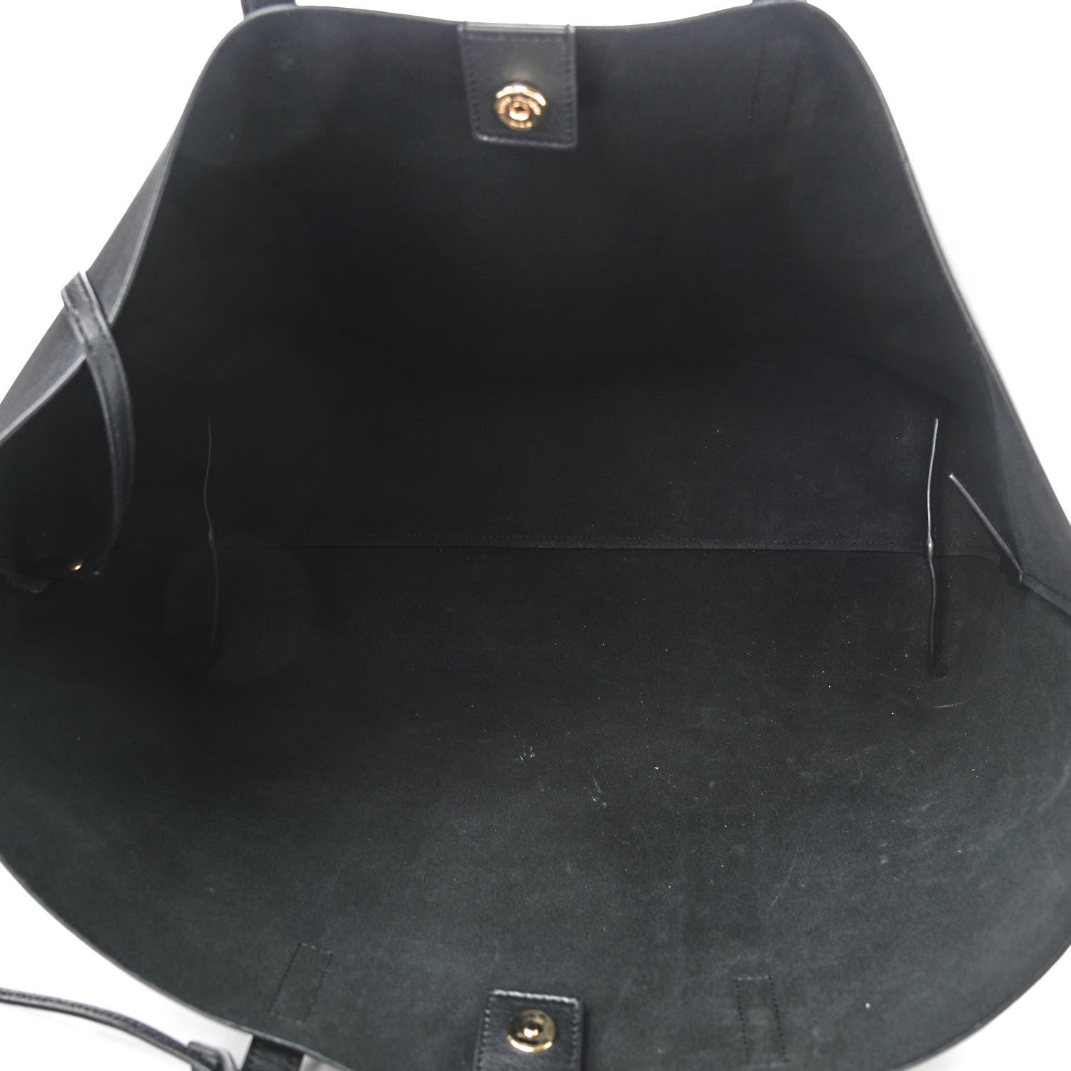 Saint Laurent Calfskin Large Shopping Tote Black 5 of 9