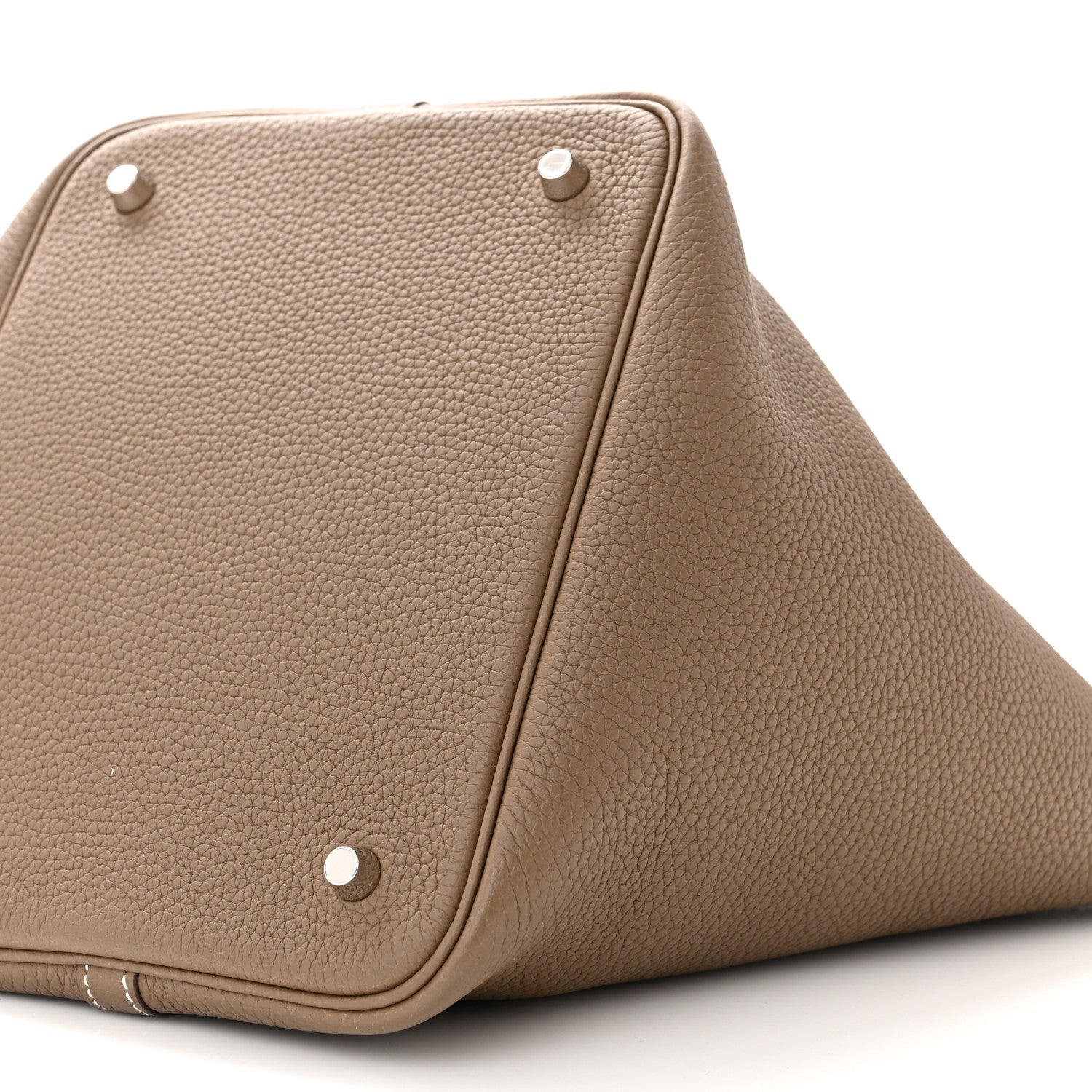 Hermes Taurillon Clemence Picotin Lock 22 MM Etoupe 10 of 10
