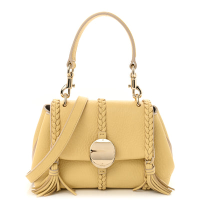 Chloe Grained Calfskin Mini Penelope Soft Shoulder Bag Softy Yellow 1 of 10