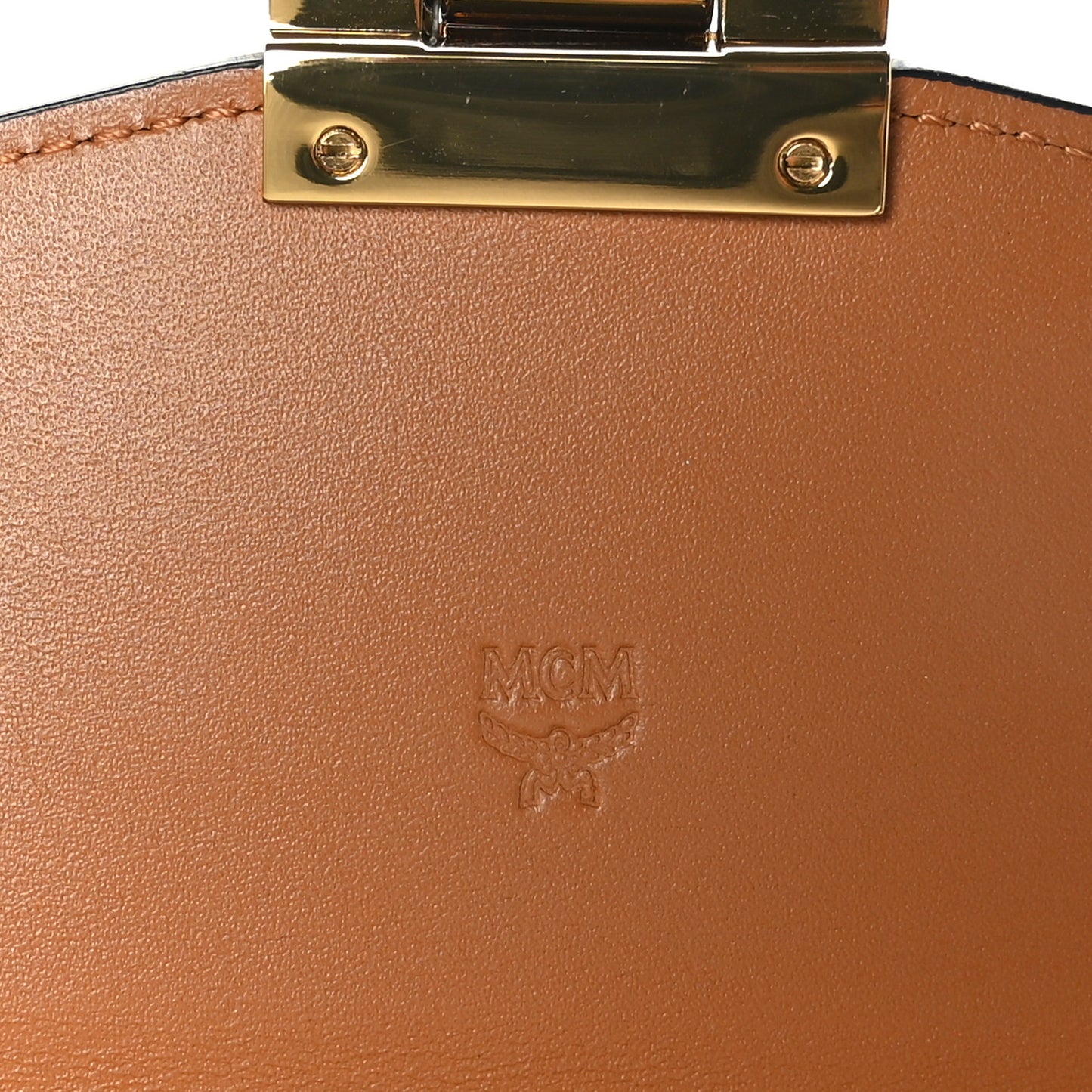 Visetos Large Patricia Wallet On Chain Cognac