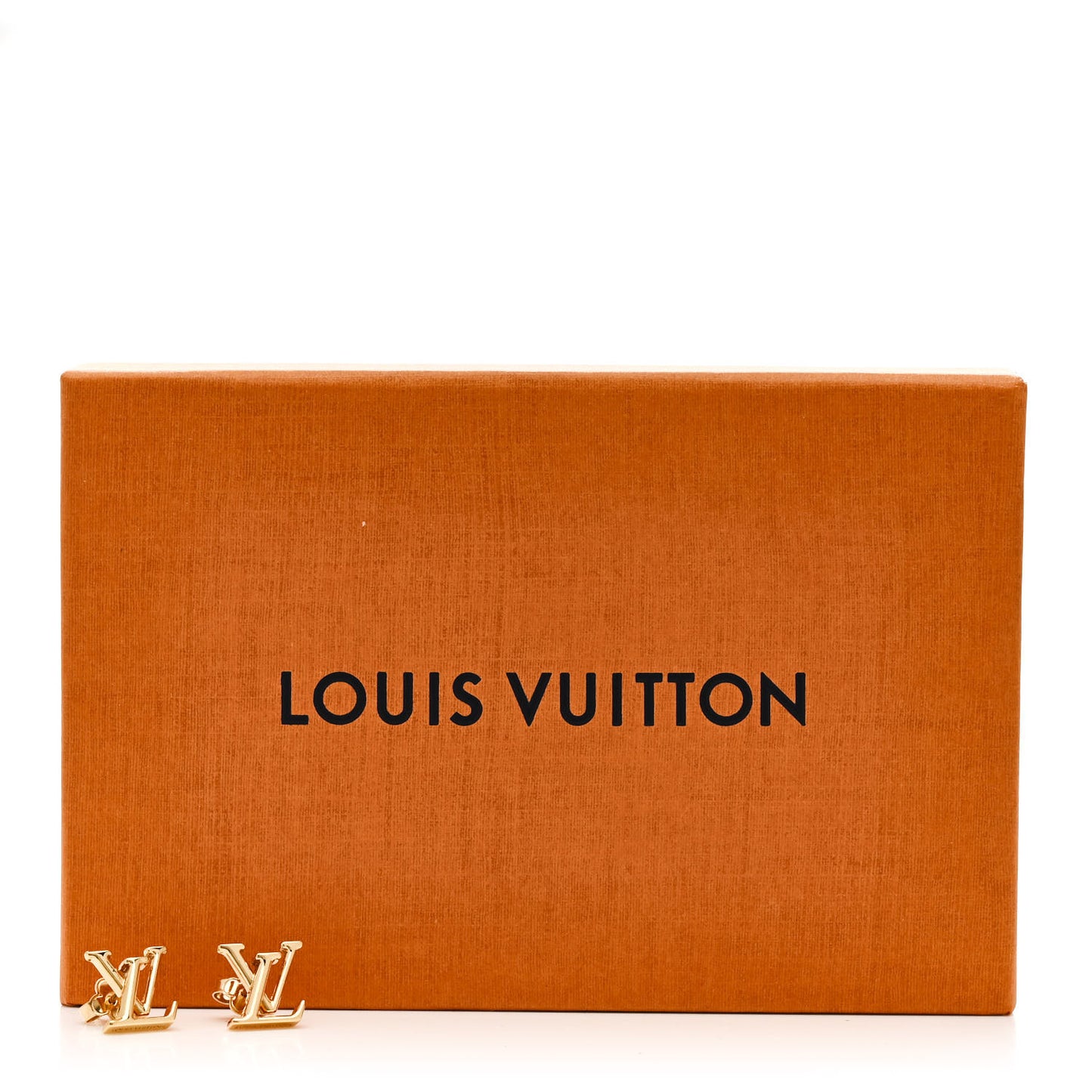 Metal LV Iconic Earrings Gold