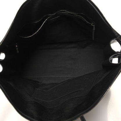 Saint Laurent Linen Calfskin Souple Sac De Jour 48H Duffle Tuscany Deep 5 of 11