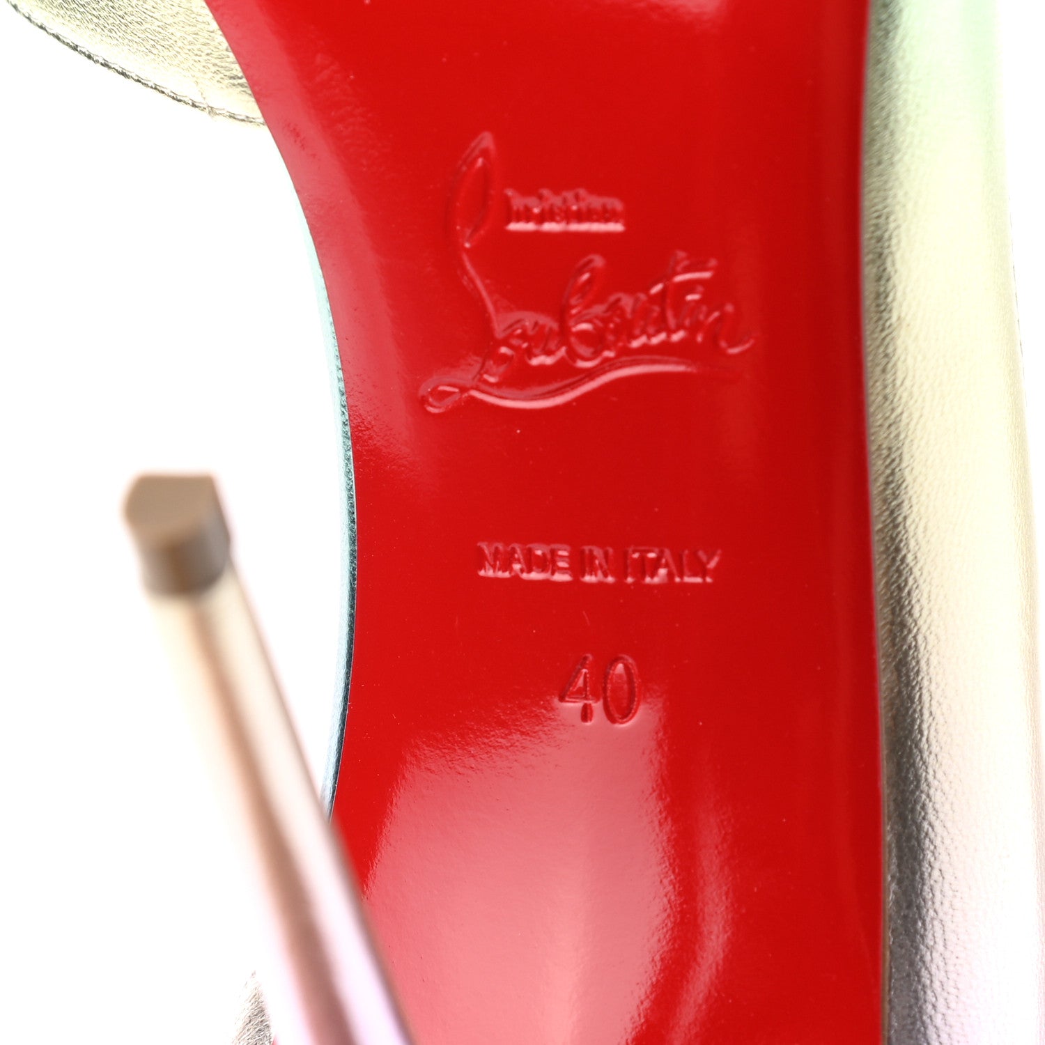 Christian Louboutin Iridescent Nappa Lam Licorne Iriza 100 Pumps 40 Multicolor 6 of 9