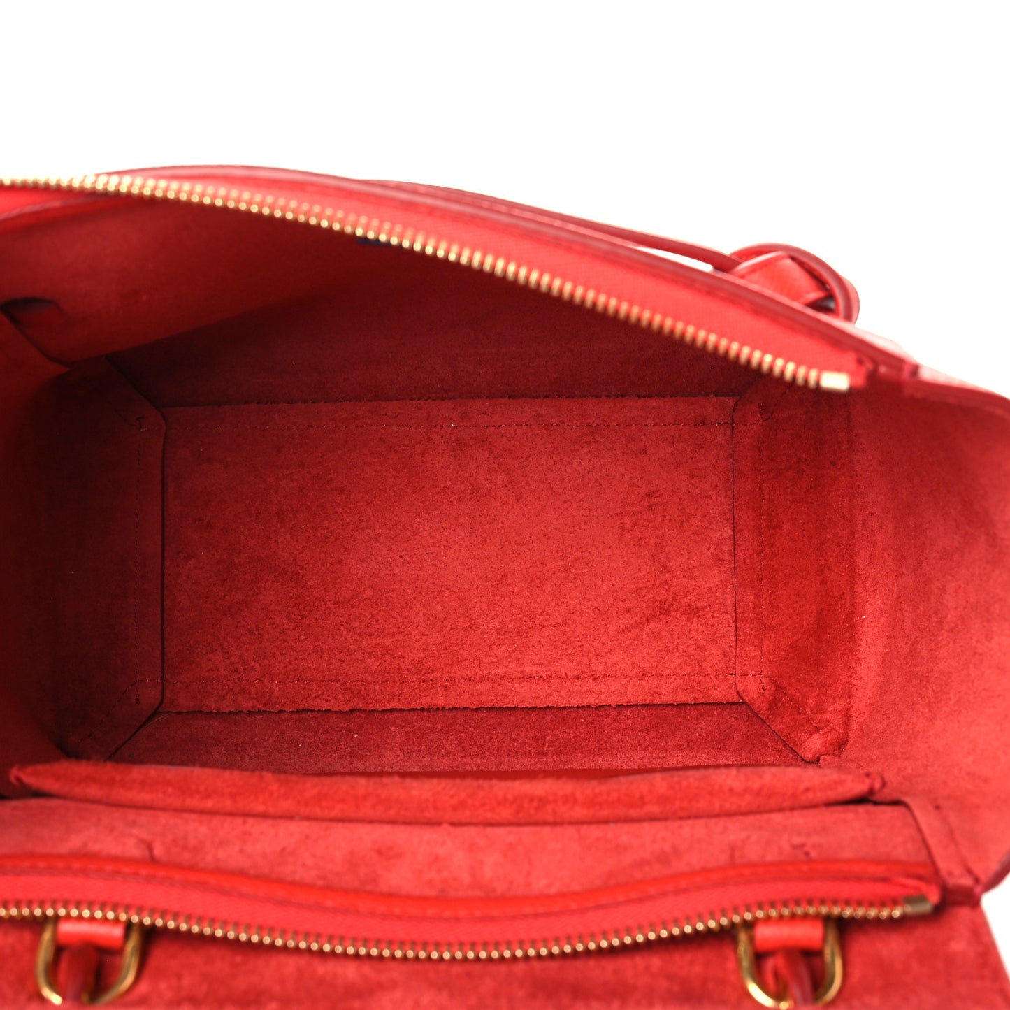 Grained Calfskin Micro Belt Bag Coquelicot