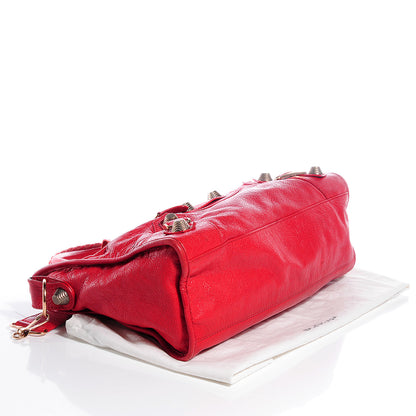 Balenciaga Agneau Giant 21 Rose Gold Hardware City Rouge Coquelicot 7 of 13