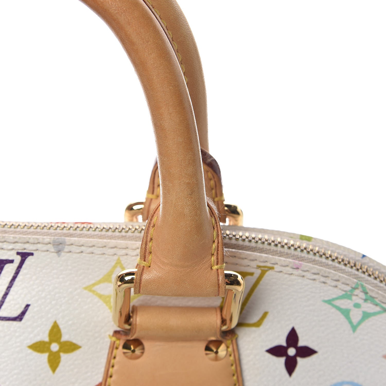 Louis Vuitton Monogram Multicolor Alma White 8 of 23