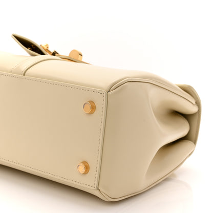 Celine Satinated Calfskin Small 16 Top Handle Bag Beige 24 of 25