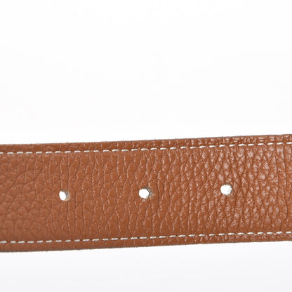 Hermes Togo Box 32mm H Belt 85 Gold Black 5 of 11