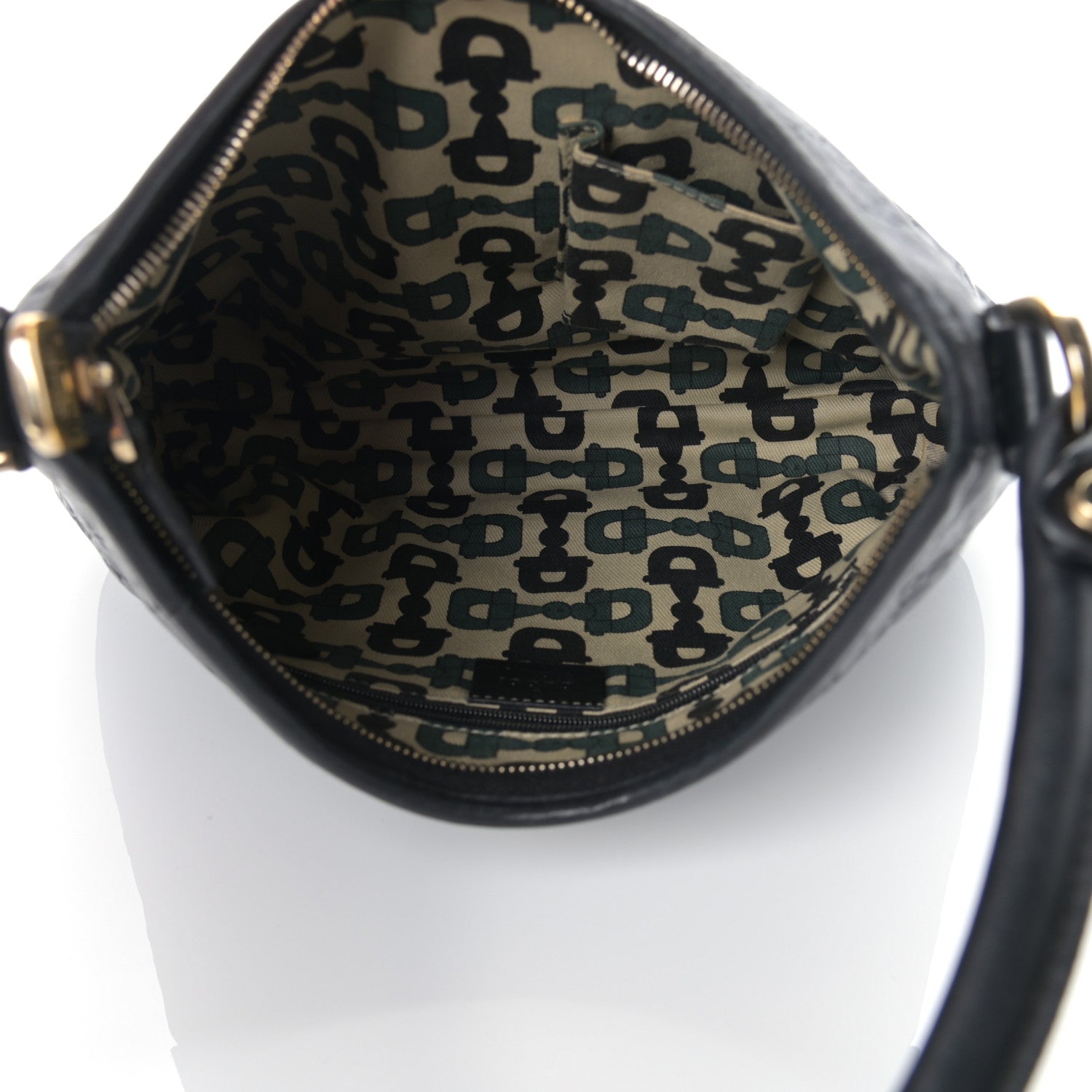 Gucci Guccissima Medium Abbey D Ring Hobo Black 5 of 12