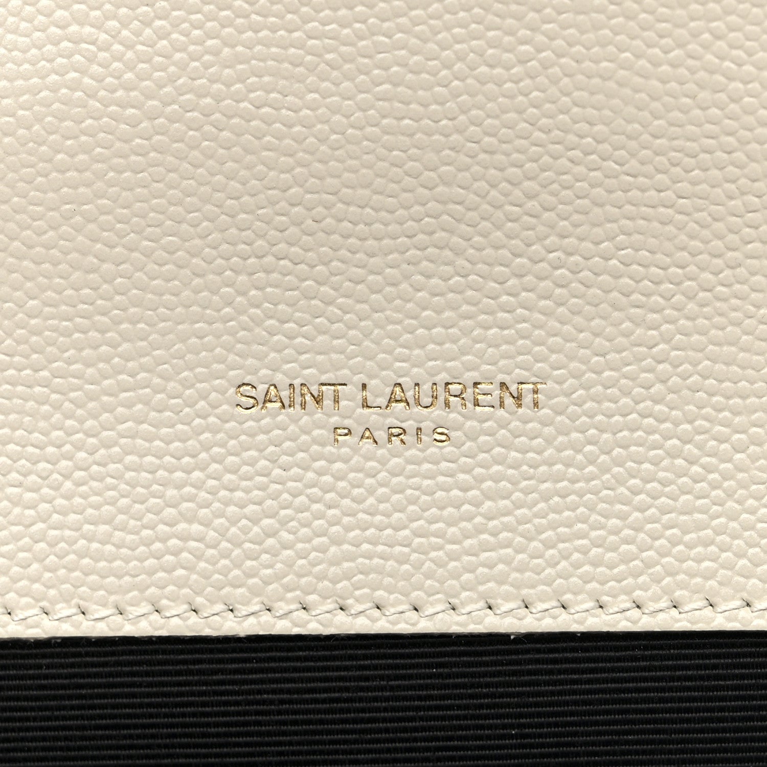 Saint Laurent Grain De Poudre Textured Mixed Matelasse Triquilt Small Monogram Satchel Crema Soft 6 of 10