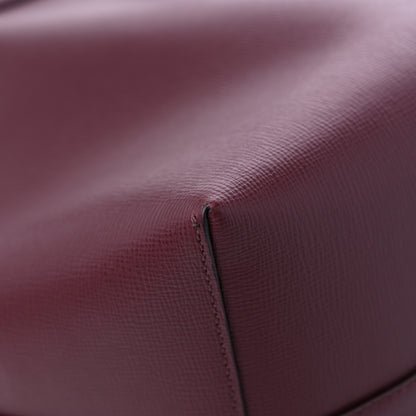 Tom Ford Saffiano Large T Tote Dark Red 9 of 10