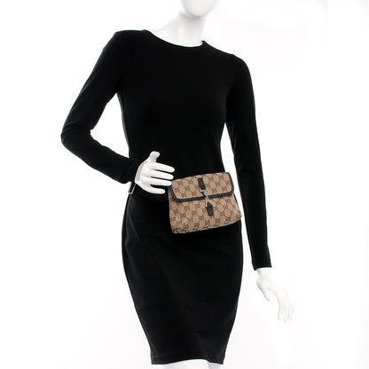 Gucci GG Monogram Flight Belt Bag Dark Brown 2 of 7
