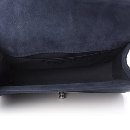Chanel Iridescent Caviar Quilted Medium Boy Flap Dark Blue 6 of 12