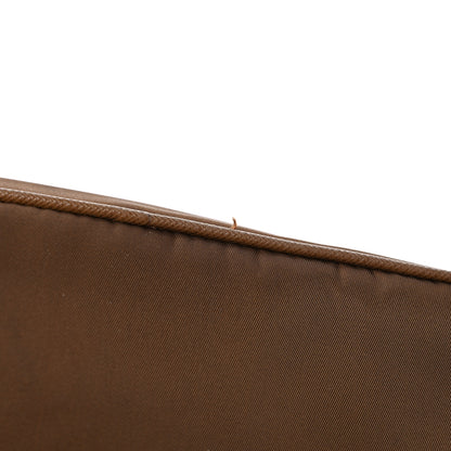 Prada Tessuto Nylon Saffiano Re-Edition 2005 Shoulder Bag Cacao 12 of 14