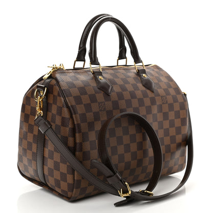 Louis Vuitton Damier Ebene Speedy Bandouliere 30 3 of 8