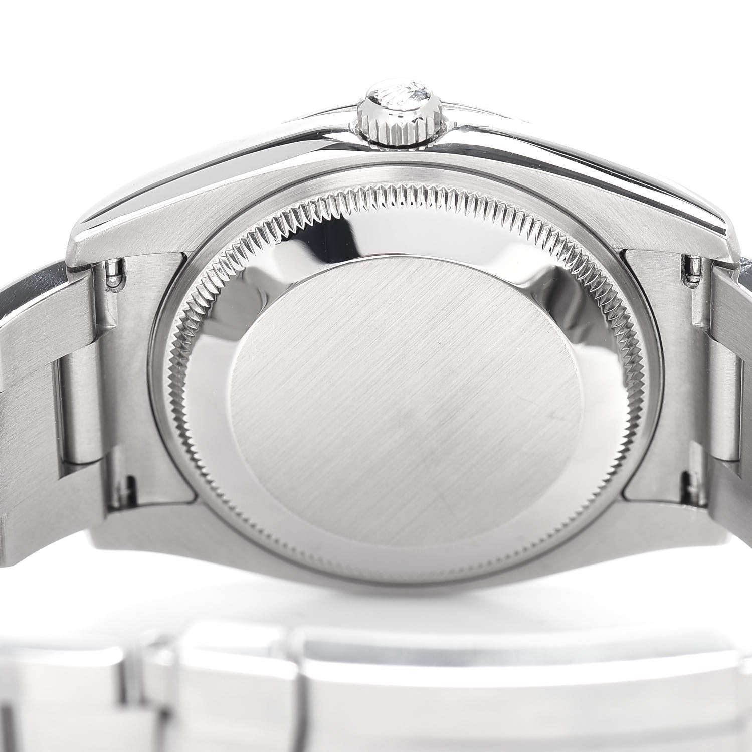 Rolex Stainless Steel 34mm Oyster Perpetual Air-King Watch Blue Index 114200 4 of 4