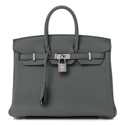 Hermes Togo Birkin 25 Vert Amande 1 of 11
