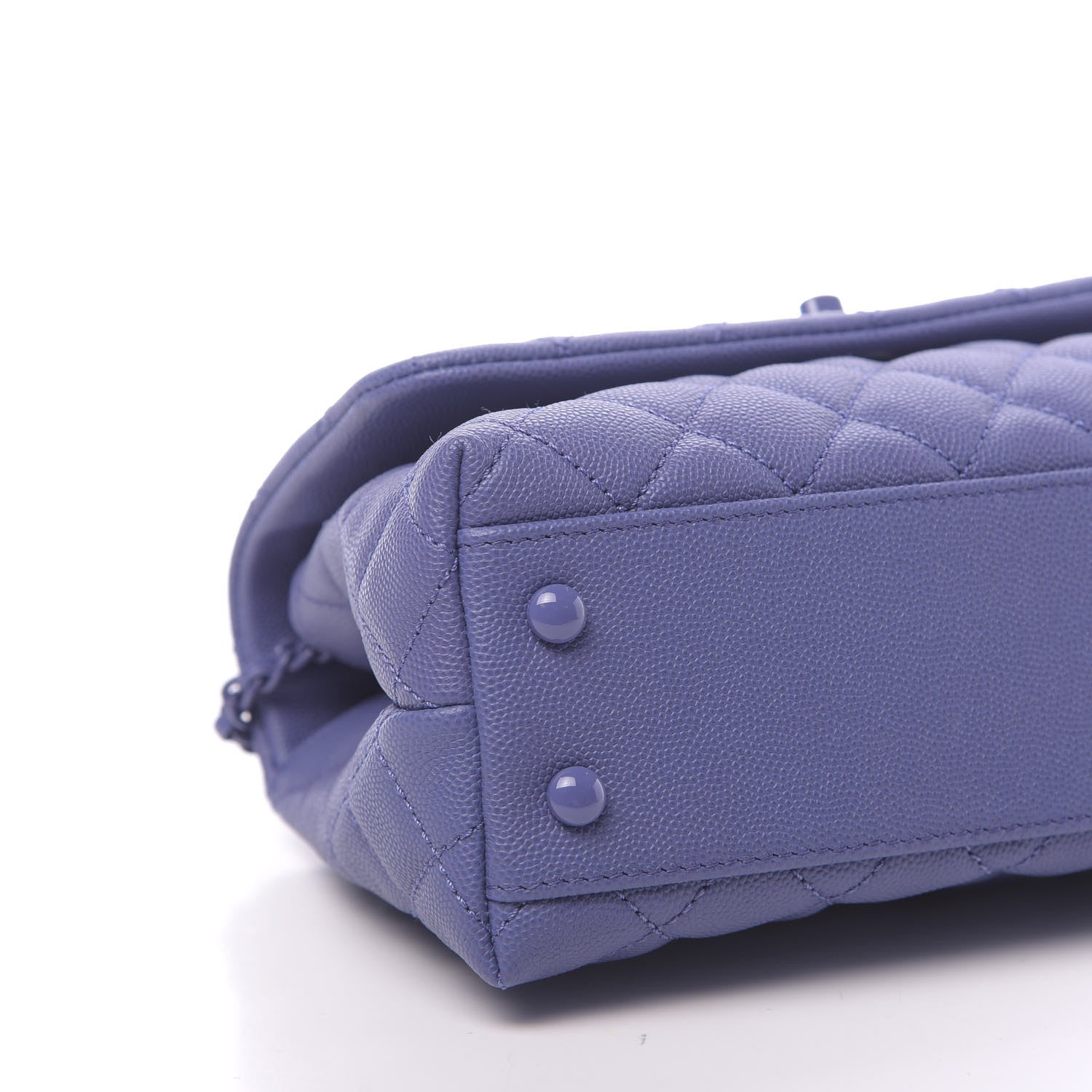 Chanel Caviar Quilted Incognito Mini Coco Handle Flap Blue 8 of 10