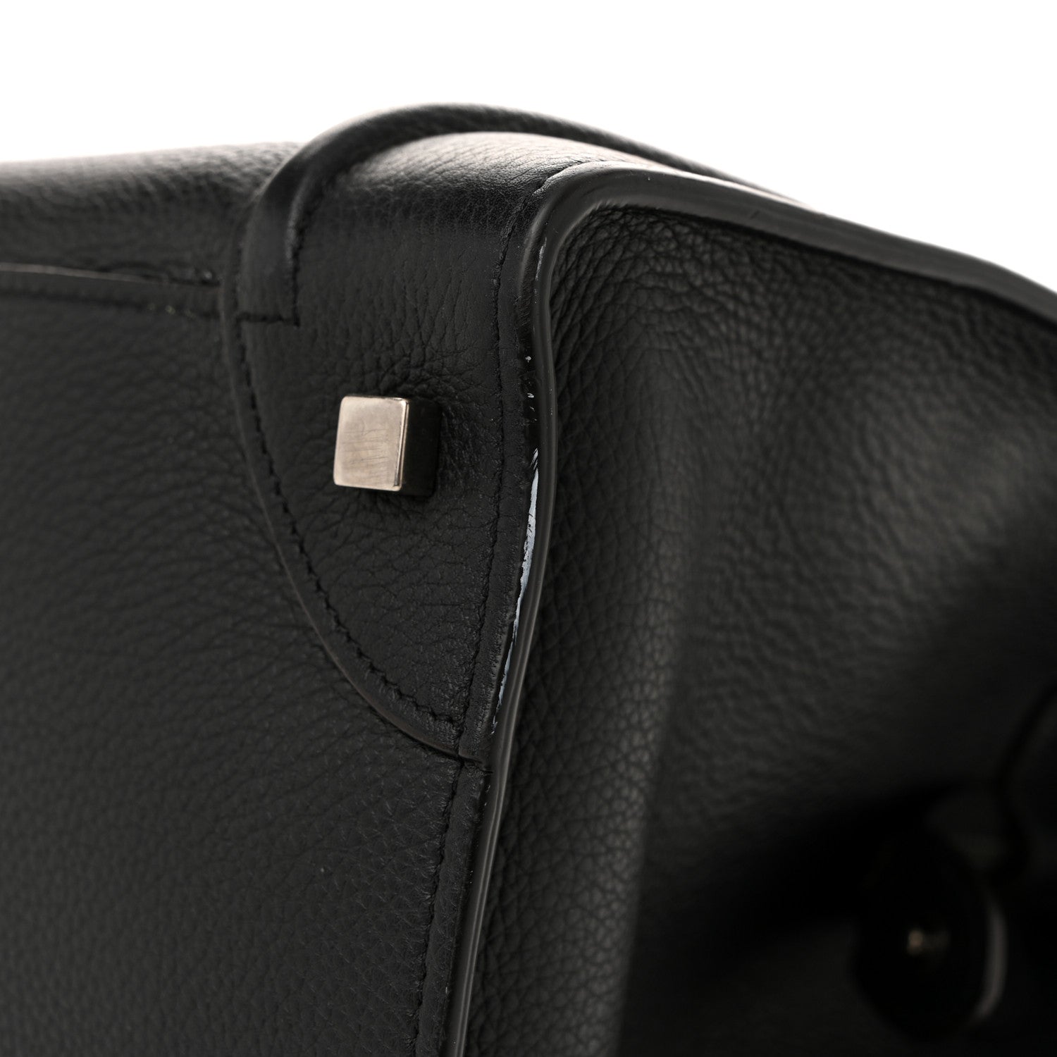 Celine Drummed Calfskin Mini Luggage Black 11 of 14